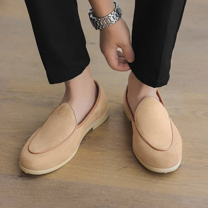 Luxurious Suede Slip On Shoes