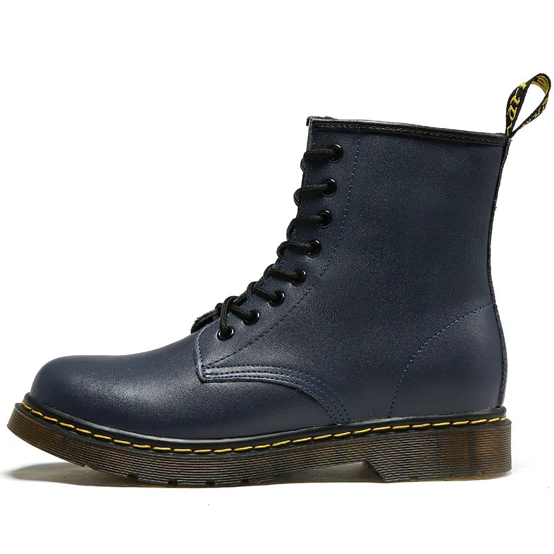 Comfortable Thermal Leather Ankle Boots for Men