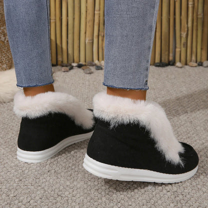 Cozy Faux Fur Winter Snow Boots for Women