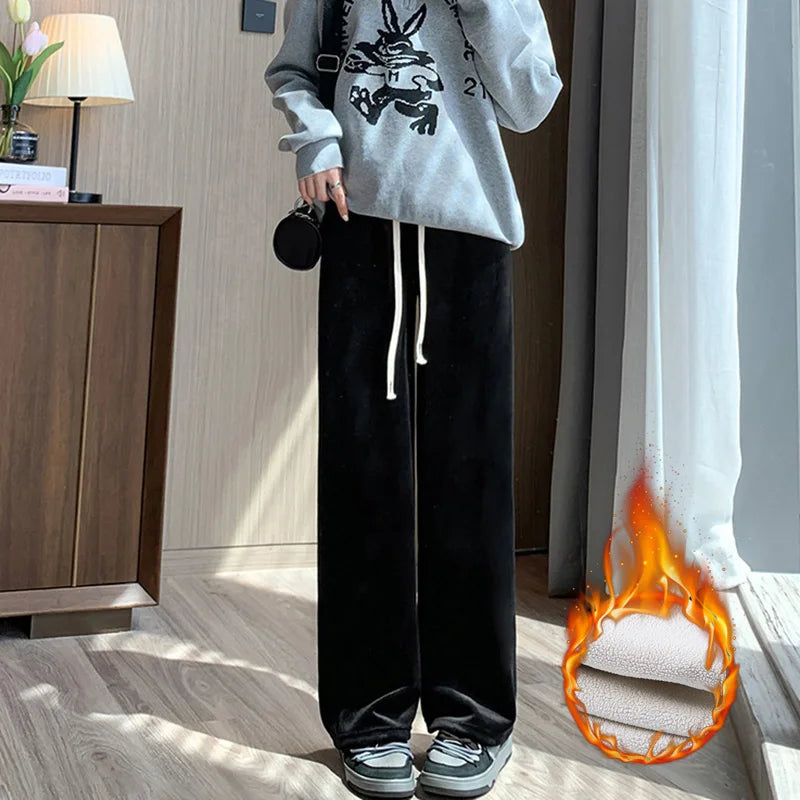 Cozy Women's Plush Fleece Lined Joggers