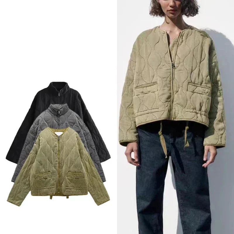 PuffBomb Quilted Jacket becomes: Puffbomb Women's Quilted Puffer - OutfitLondon