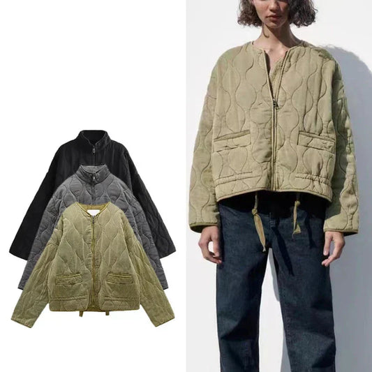 PuffBomb Quilted Jacket becomes: Puffbomb Women's Quilted Puffer - OutfitLondon