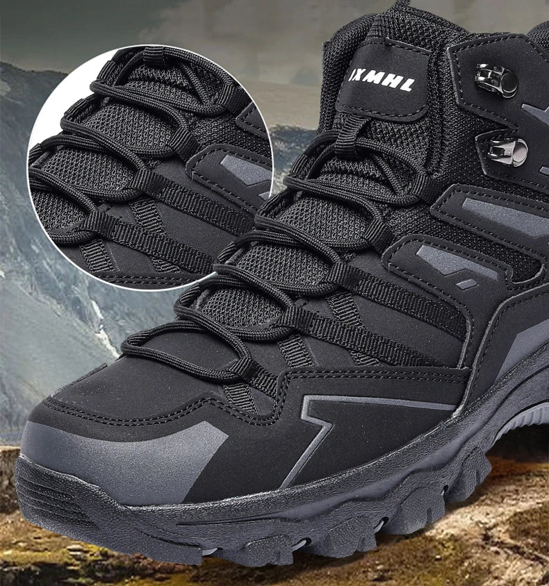 Comfy Hiking Boots - Waterproof and Grip Soles