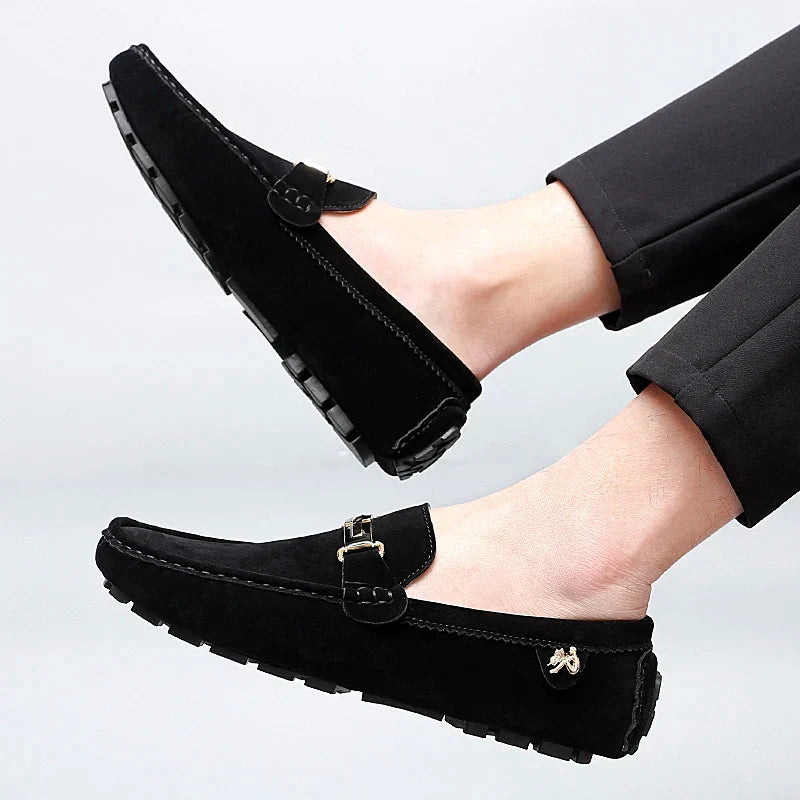 Luxury Soft Leather Slip On Shoes