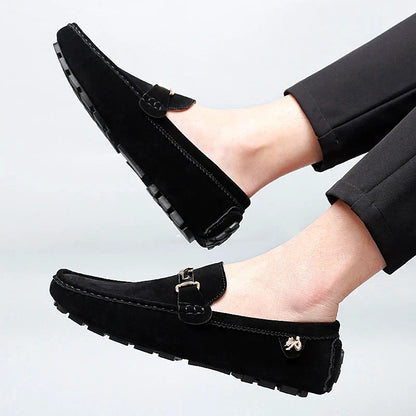 Luxury Soft Leather Slip On Shoes
