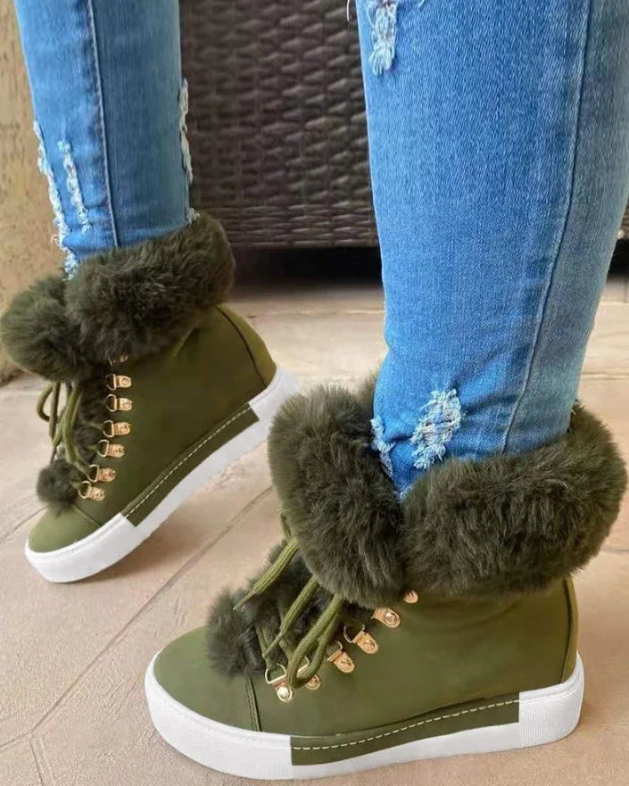 Cozy Women's Winter Ankle Boots – Soft and Warm