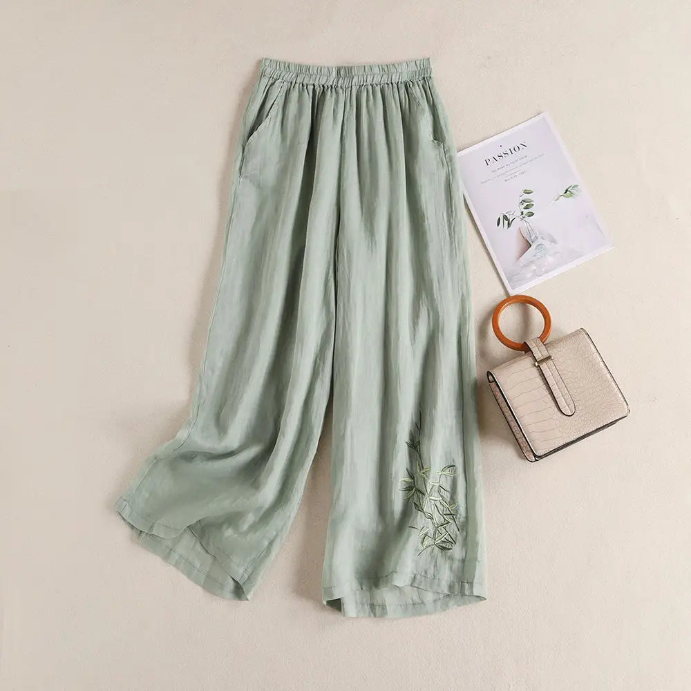 Comfortable Breathable Loose Fit Cotton Trousers