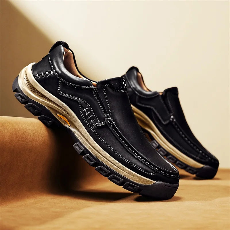 Authentic Leather Slip On Shoe
