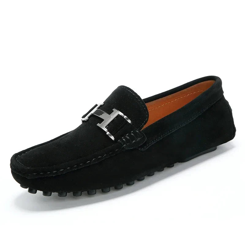 Soft Leather Slip On Loafers For Men