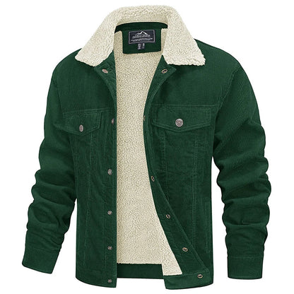 Durable Men's Casual Cotton Zip Jacket