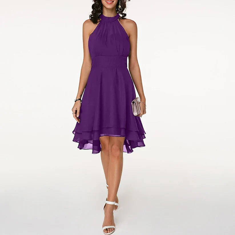 Chic Women's Ruffled Party Dress