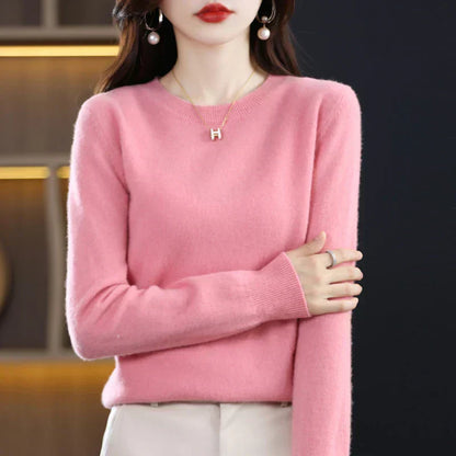 Cozy Ladies Merino Wool Pullover Sweater