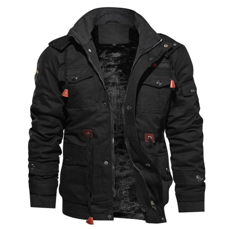 Warm Fleece Lined Snow Jacket - OutfitLondon