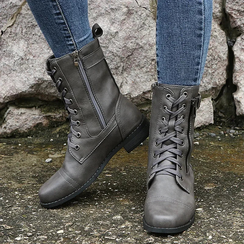 Casual Women's Round Toe Ankle Boots