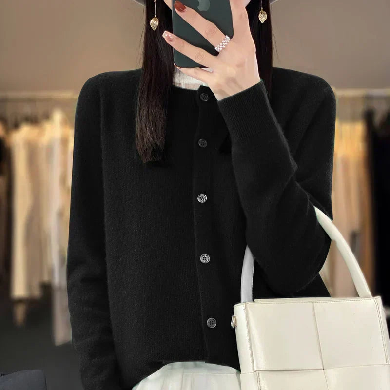 Cozy Women's Merino Wool Crew Sweater