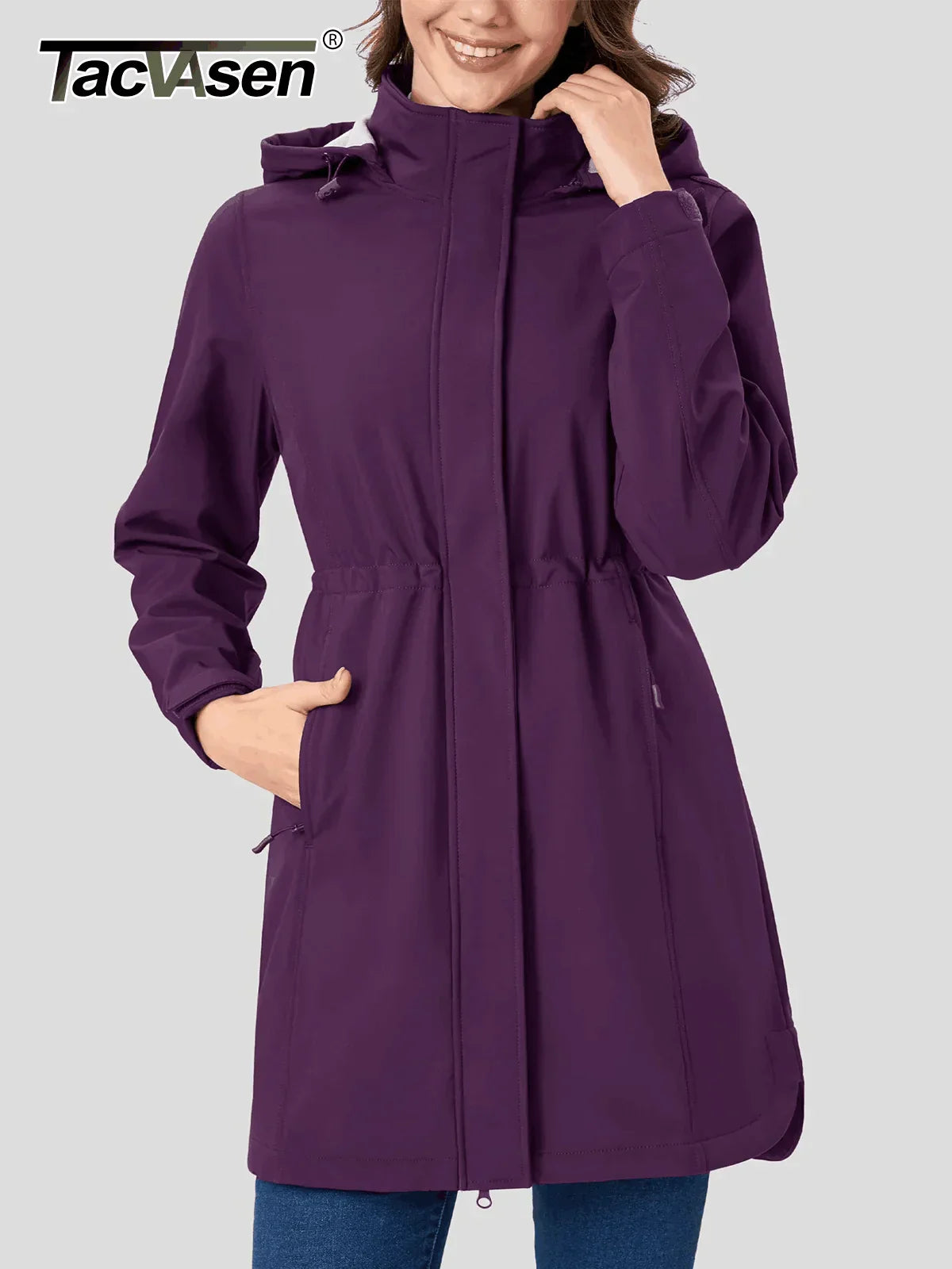 Waterproof Windproof Women's Parka Coat - OutfitLondon