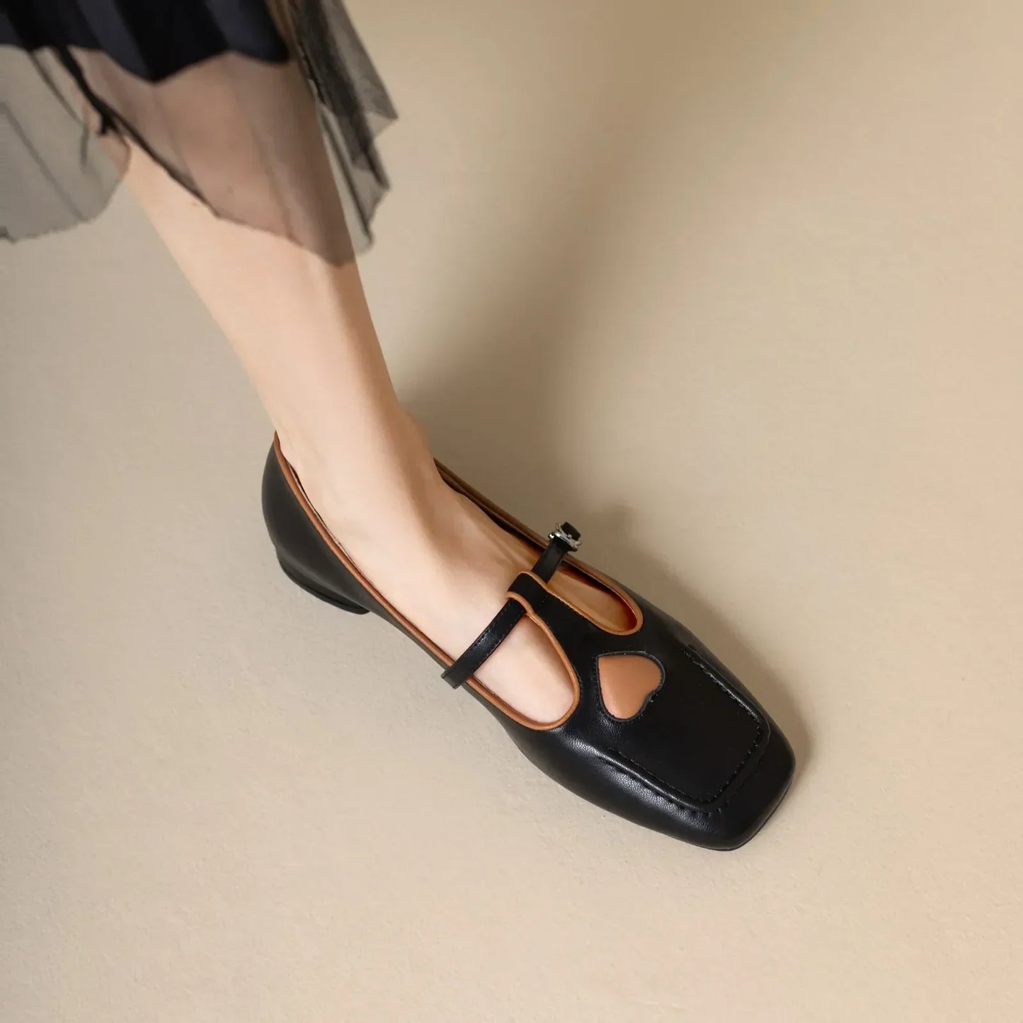 Comfortable Low Heel Ballet Flats
