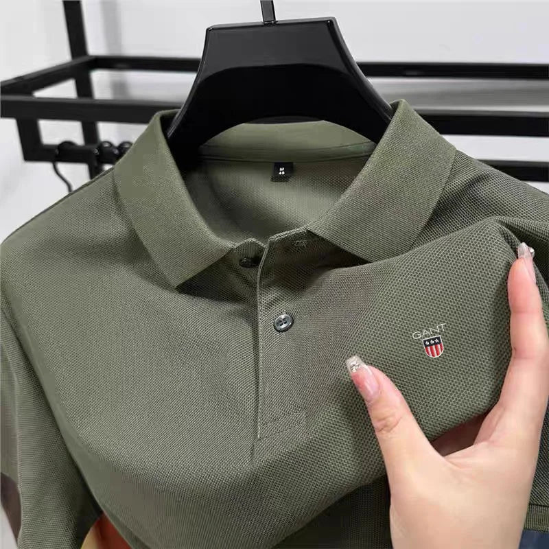 Relaxed Fit Men's Polo Shirt - Breathable & Dry