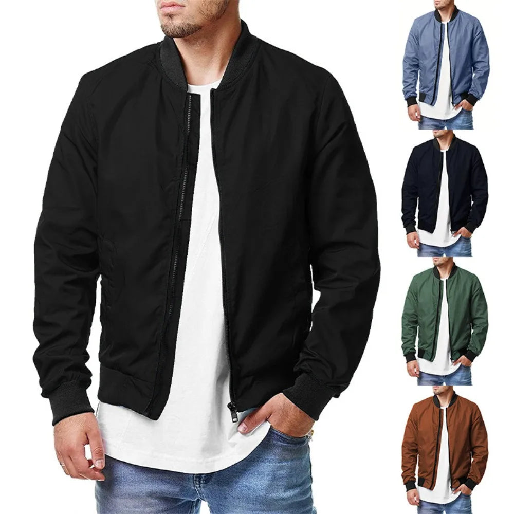 Women's Fashion Bomber Jacket Casual Outerwear