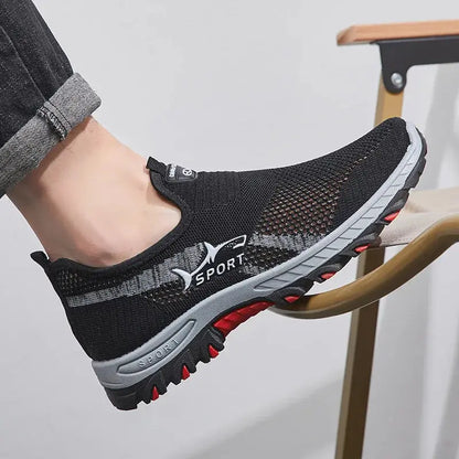 Men's Ventilated Air Sneakers – Comfort Summer Run Shoes