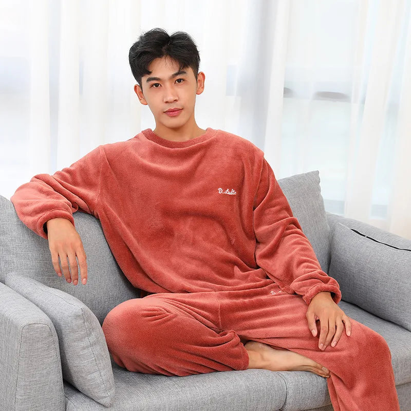 Cozy Comfortable 2-Piece Mens Sleepwear Set