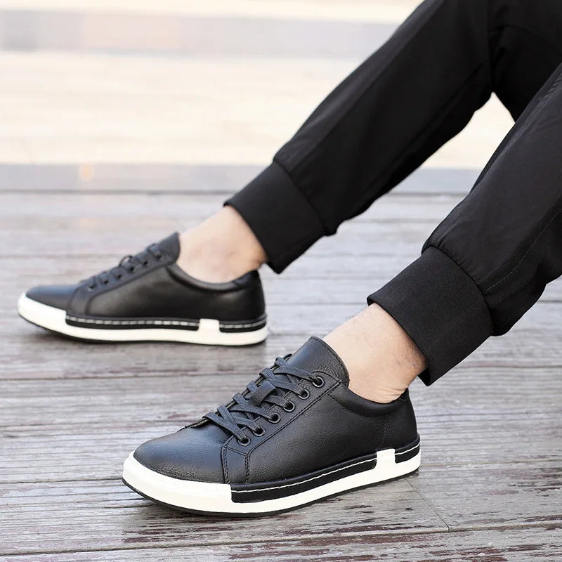 Premium Genuine Leather Trainers