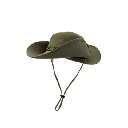 Breathable Western Hat - Wide Brim Sun Protection