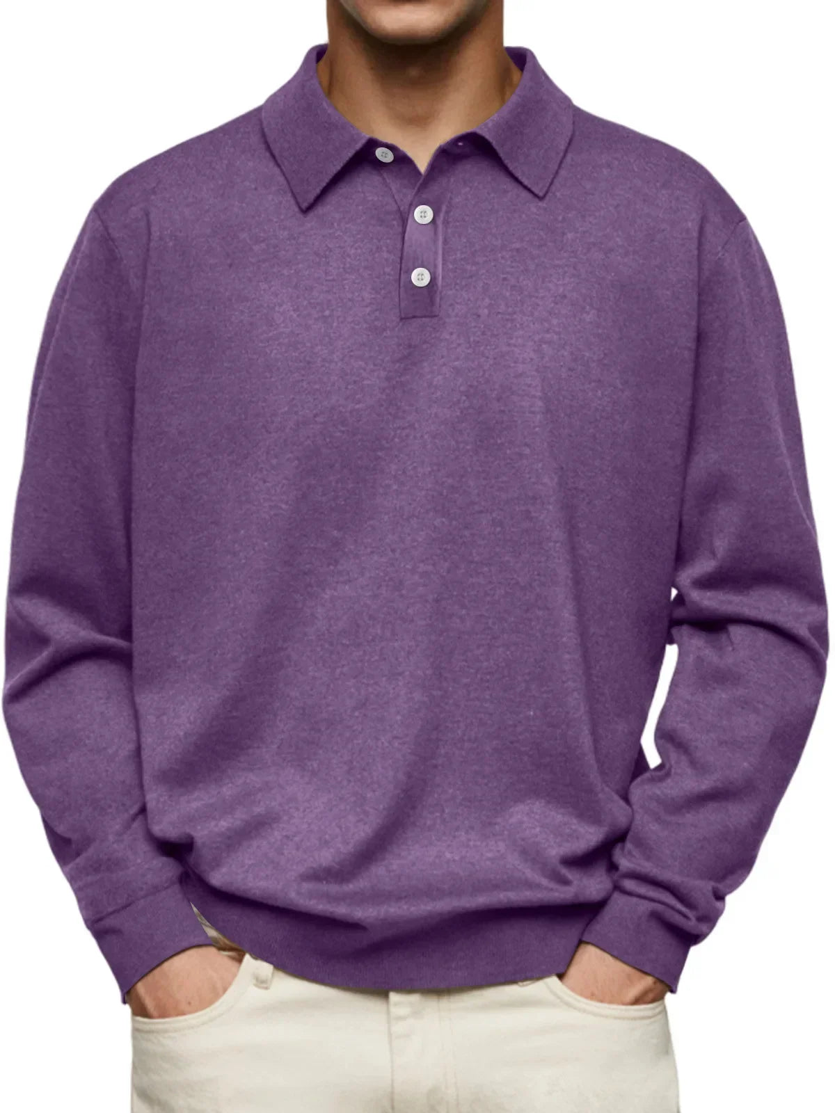 Casual Loose Fit Men's Polo Shirt