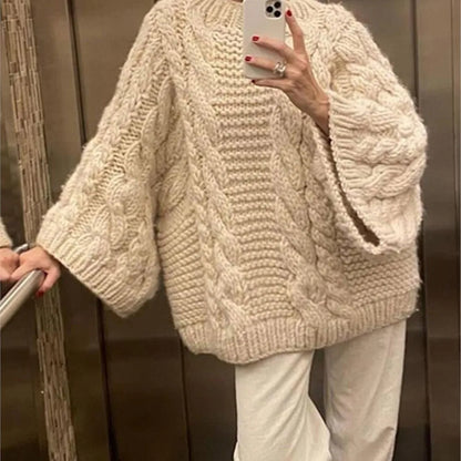 Comfy Women's Knit Sweater Pullover
