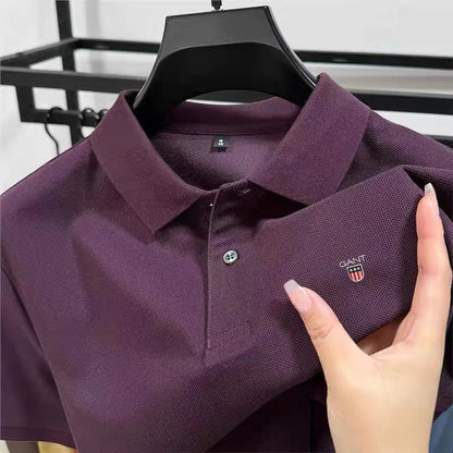 Relaxed Fit Men's Polo Shirt - Breathable & Dry