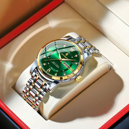 Elegant Crystal Quartz Timepiece