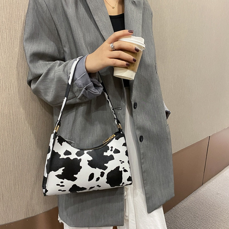 Fashionable Black White Stripe Tote Bag