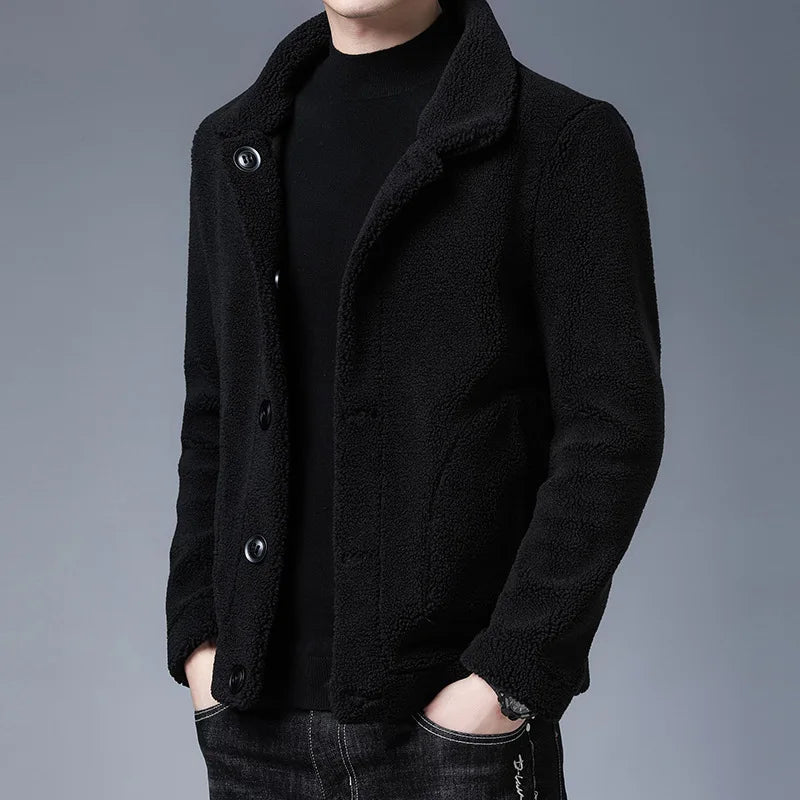 Luxurious Sheepskin Leather Jacket - OutfitLondon