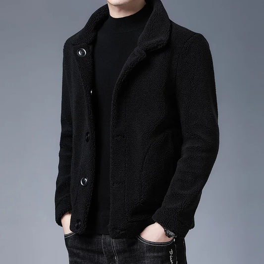 Luxurious Sheepskin Leather Jacket - OutfitLondon