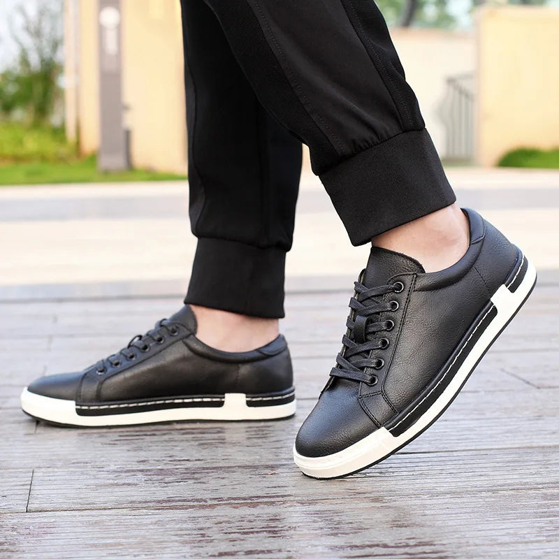 Premium Genuine Leather Trainers