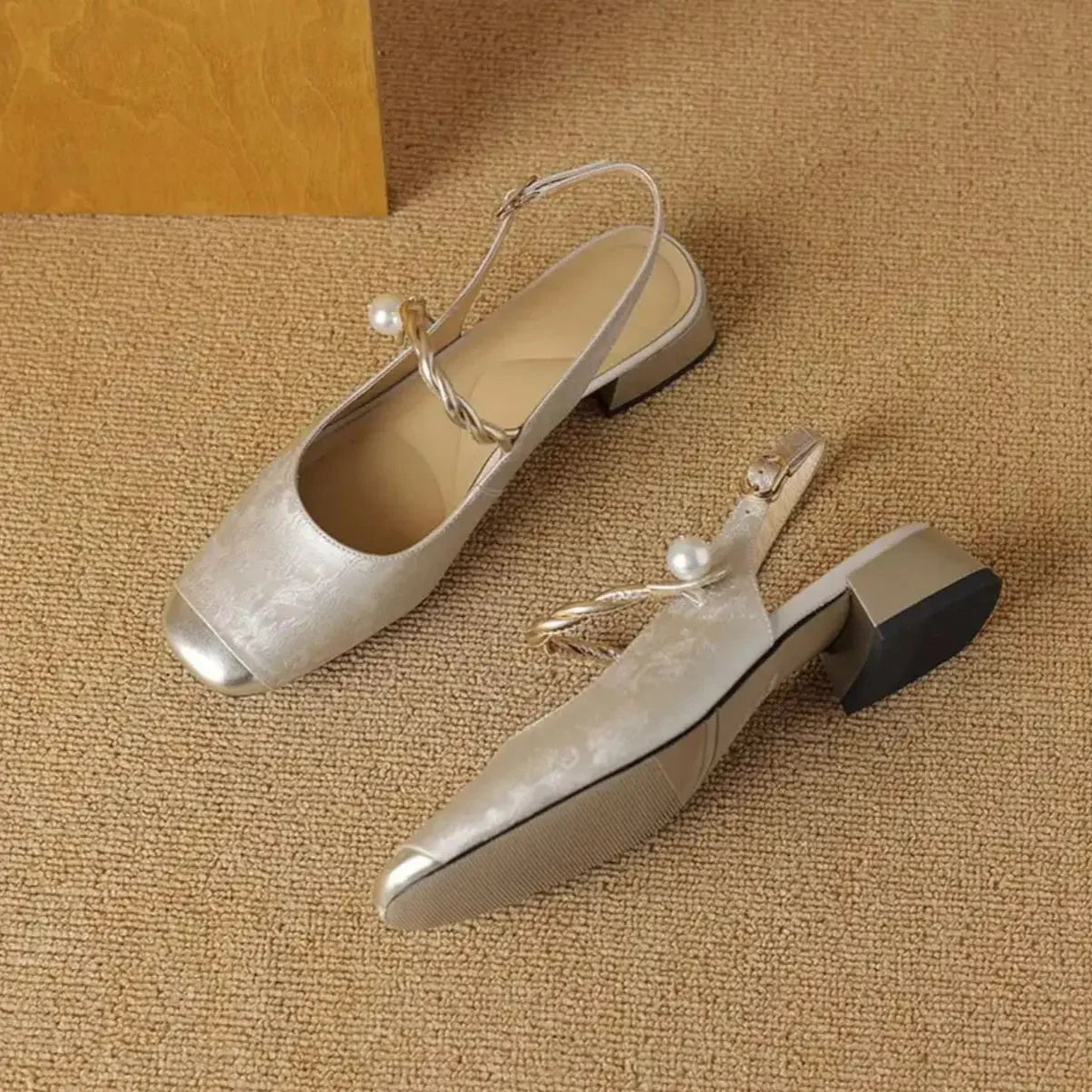 Classic Buckle Back Pumps