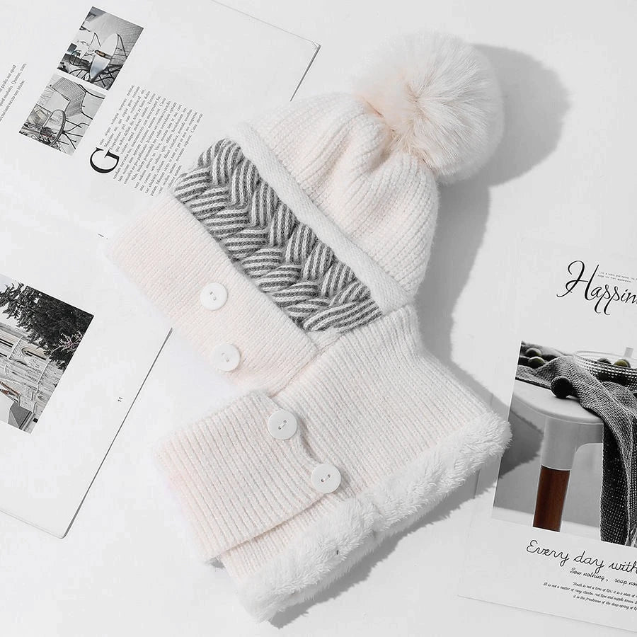 Warm Cozy Winter Knit Beanie Hat