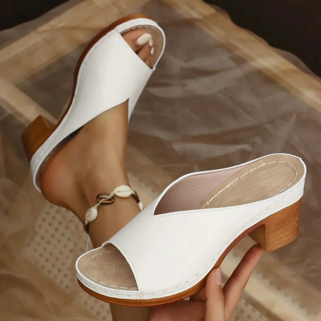 Elegant Ankle Strap Sandals