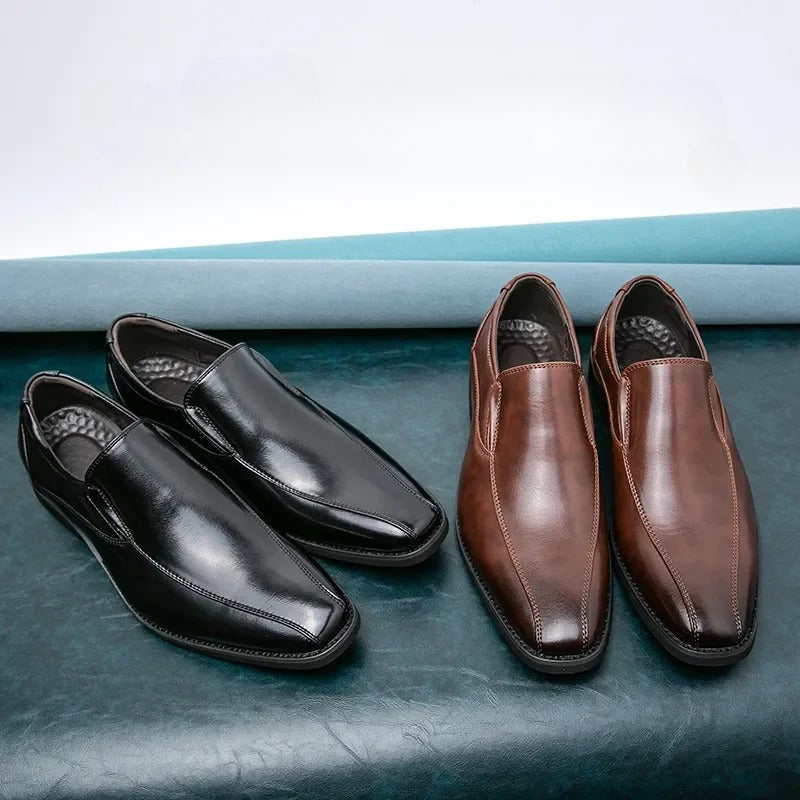 Premium Real Leather Slip On Shoes