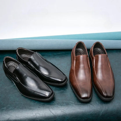 Premium Real Leather Slip On Shoes