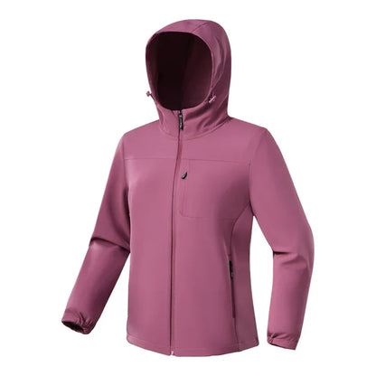 Women's Waterproof Hooded Softshell Coat