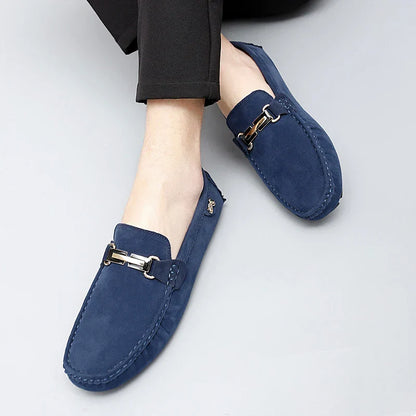 Luxury Soft Leather Slip On Shoes