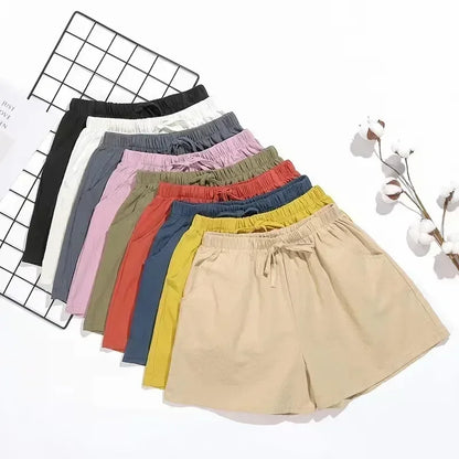 Comfortable Loose Fit Summer Shorts for Women - OutfitLondon