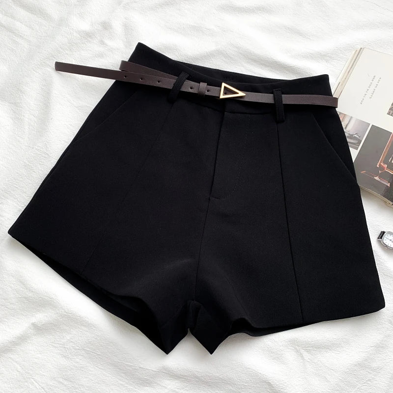 Fashionable High Waist Women's Shorts