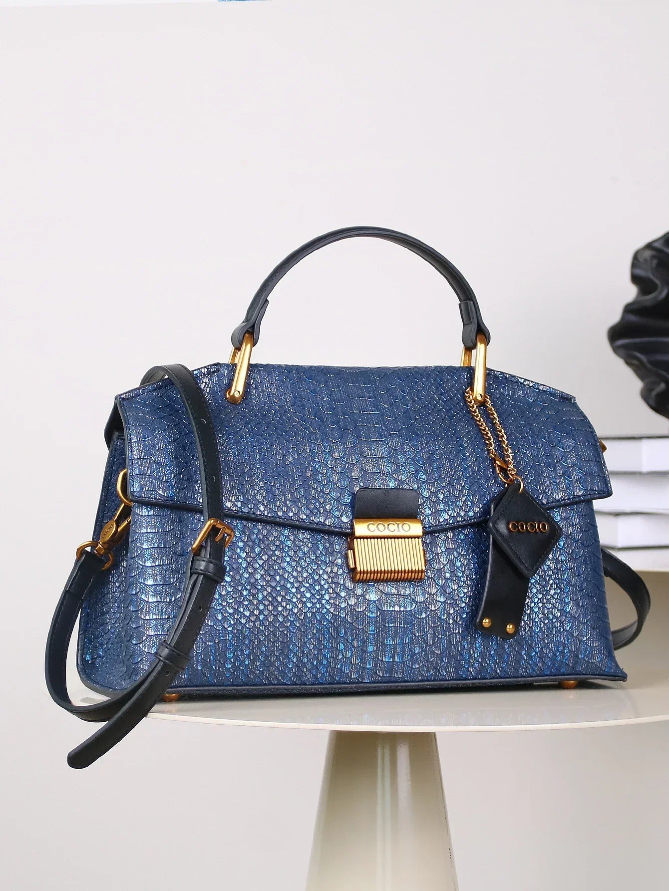 Elegant Designer Asymmetrical Handbag