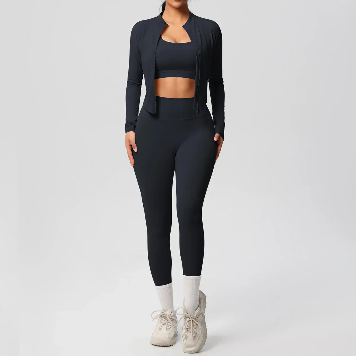 Athletic 3-Piece Workout Set for Ladies