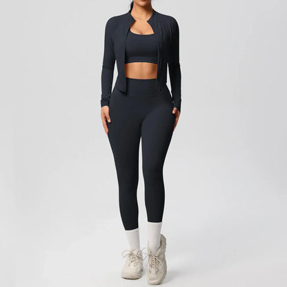 Athletic 3-Piece Workout Set for Ladies