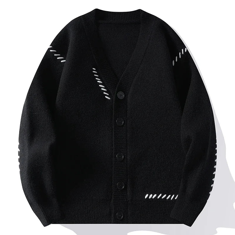 Classic Cozy V-Neck Knit Sweater