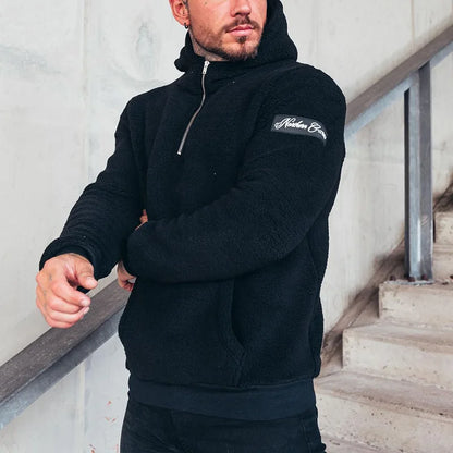 Cozy Fleece Mens Zipper Jacket