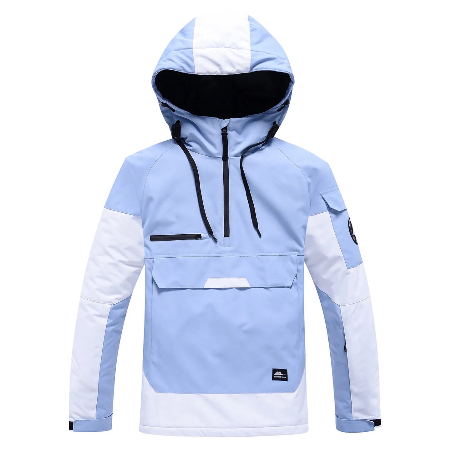 Warm Waterproof Unisex Ski Coat with Hood